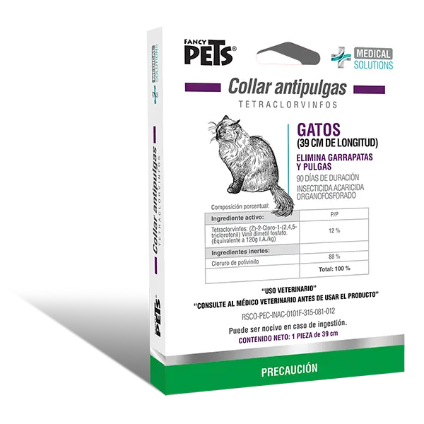 MS COLLAR ANTIPULGAS P/GATO (39 CM)