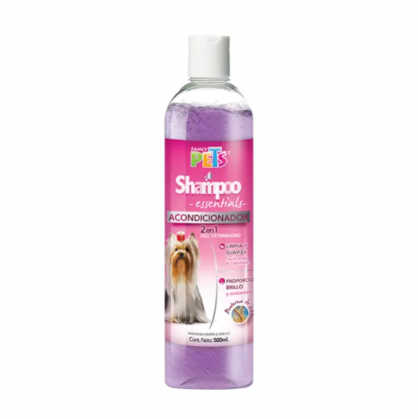 SHAMPOO C/ACONDICIONADOR 2 EN 1 ESSENTIALS 500 ML.