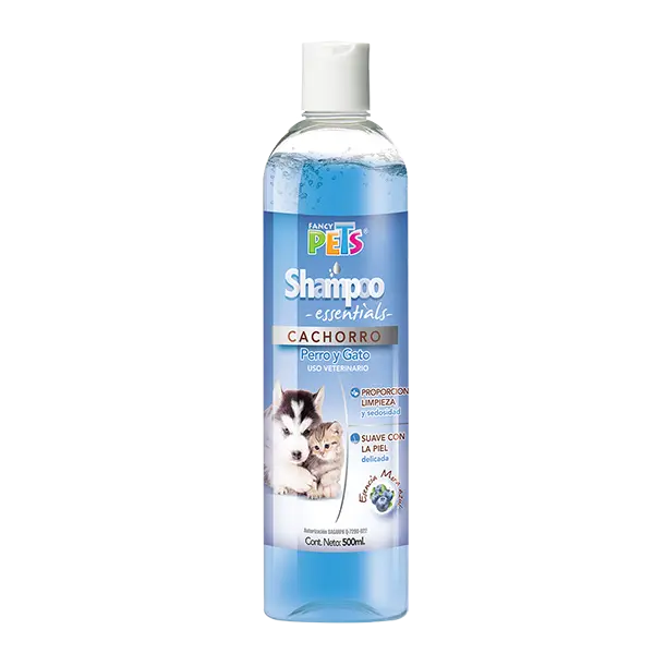 SHAMPOO P/CACHORRO ESSENTIALS 500 ML.