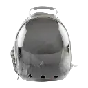 MOCHILA TRANSPARENTE P/MASCOTAS GRIS