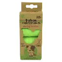 BOLSAS SANITARIAS BIODEGRADABLES 4 ROLLOS / 60 BOLSAS