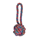 JUGUETE BOLA DE HILO MULTICOLOR C/JALADERA PAL THREAD