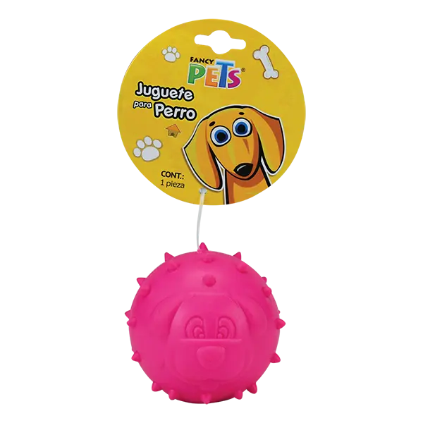 JUGUETE PELOTA DE CAUCHO DOGGY.