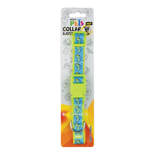COLLAR MED DE NYLON C/LISTON BORDADO