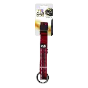 COLLAR GDE C/ULTRA GRIP Y BANDAS REFLEJANTES ROJO
