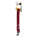 CORREA GDE C/ULTRA GRIP Y BANDAS REFLEJANTES ROJO