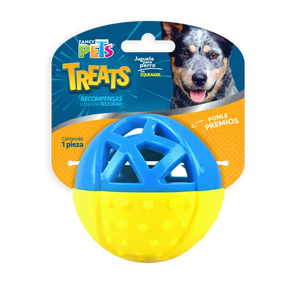 JUGUETE PELOTA TREATS