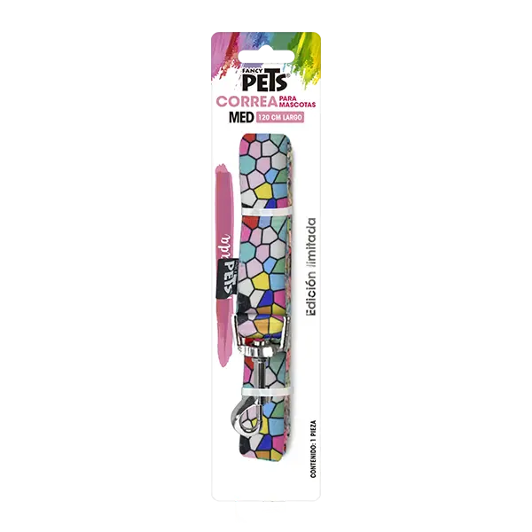 CORREA MED GEO GLASS P/PERRO GALERIA