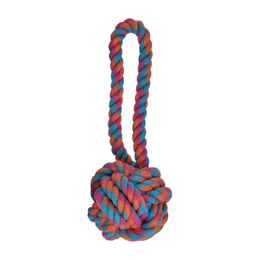 [FL7231] JUGUETE BOLA DE HILO MULTICOLOR C/JALADERA PAL THREAD