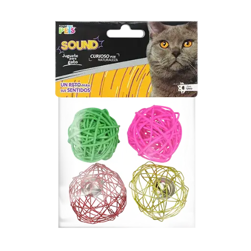 [FL8256] JUGUETE BOLA SOUND - 4 PZ