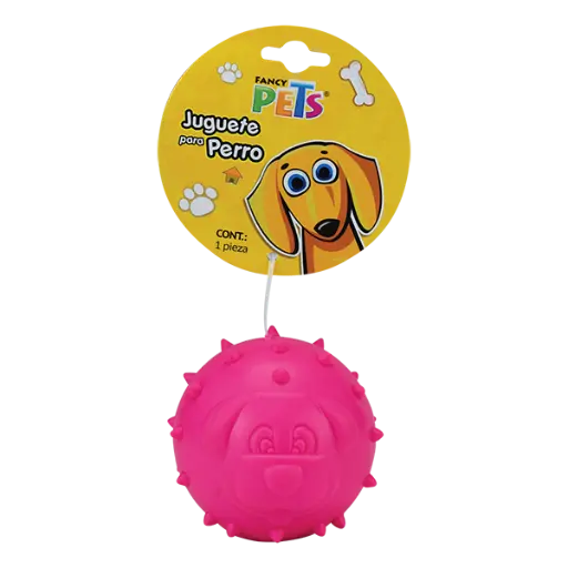 [FL8504] JUGUETE PELOTA DE CAUCHO DOGGY.