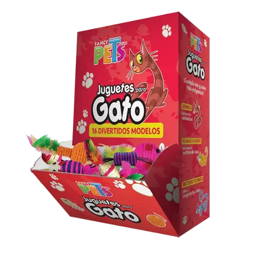 [FL8700] CAJA DE JUGUETES P/GATO - 48 PZ