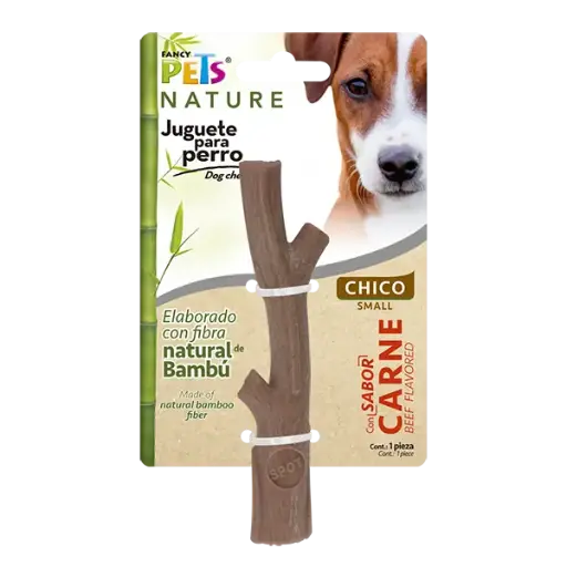 [FL9325] JUGUETE RAMA BAMBU PLUS CH SABOR CARNE