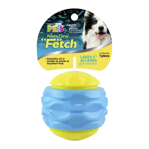 [FL9433] PELOTA CURVY C/SONIDO FETCH