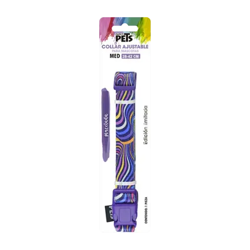 [FL9507] COLLAR MED AQUA POP P/PERRO GALERIA