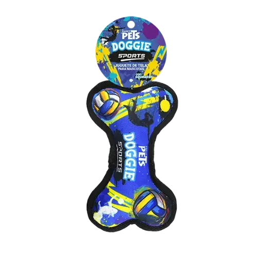 [FL9608] JUGUETE HUESO DE TELA VOLEYBALL