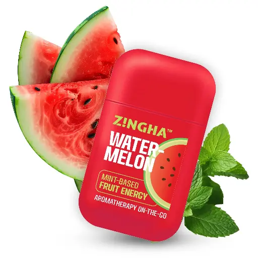 [ZNGH-DBL-WTRMLN-2ML] Z!NGHA WATERMELON. Inhalador Nasal Doble para el Camino. 100% Aceites Frutas Naturales y una base de Menta