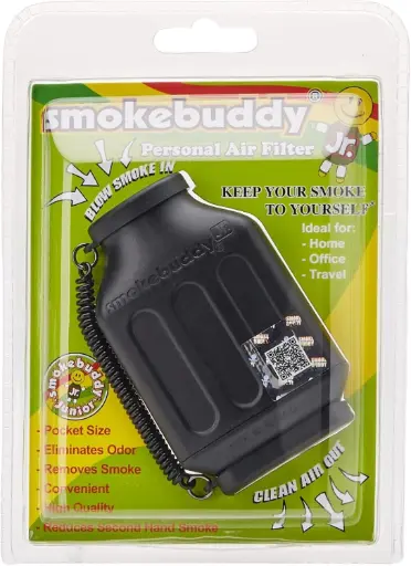 [SMOKEBUDDY-BLK] Filtro de aire personal Smokebuddy Jr