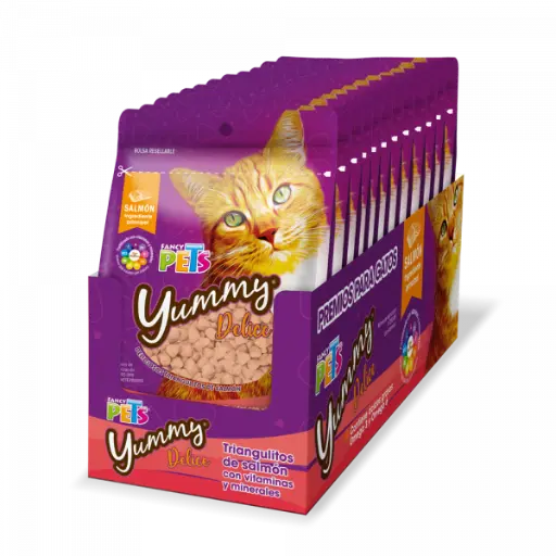 [FL4518] YUMMY DELICE PREMIOS P/GATOS CAJA C/12 PIEZAS